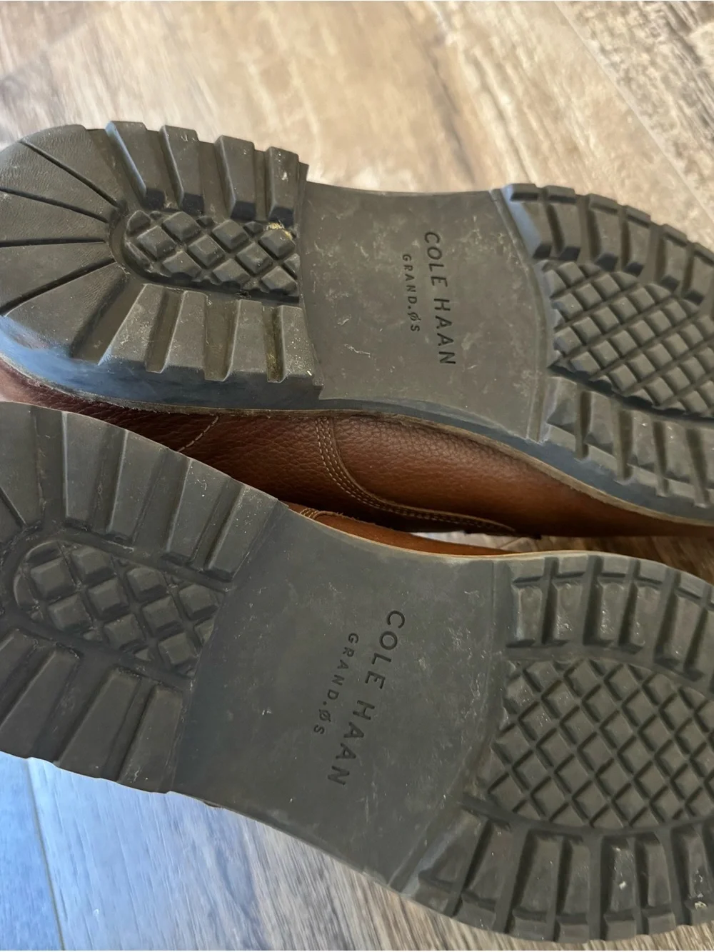Cole Haan Brown Leather Derby Shoes